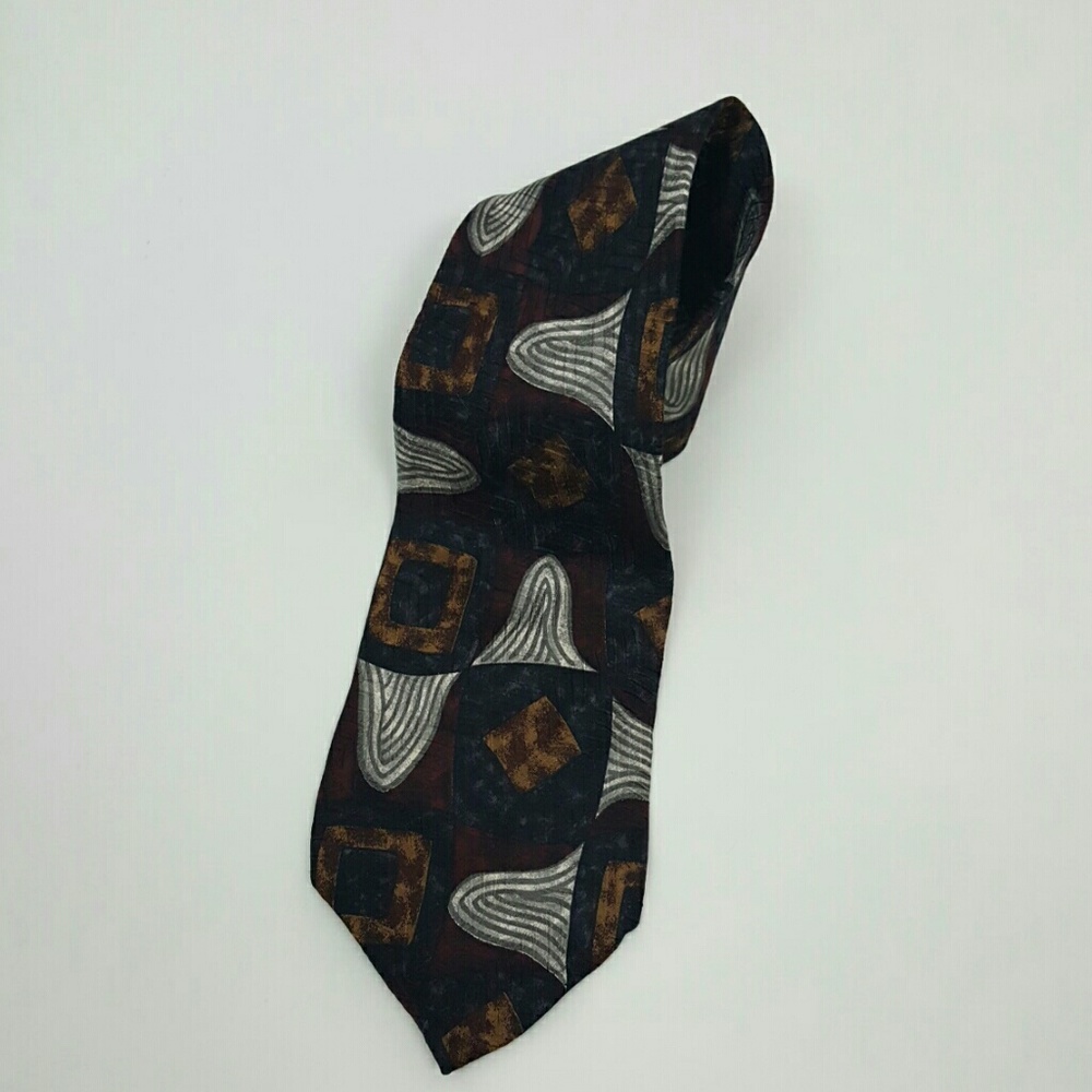 Robert Talbott Nordstrom silk in USA multicolor vintage classic casual